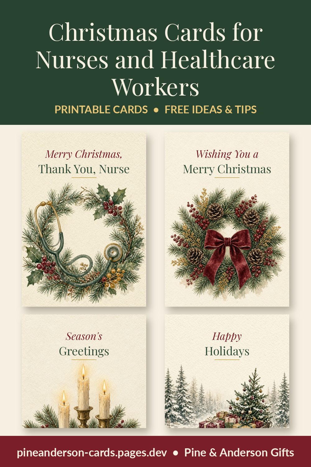 Christmas Cards for Nurses and Healthcare Workers (What to Write)