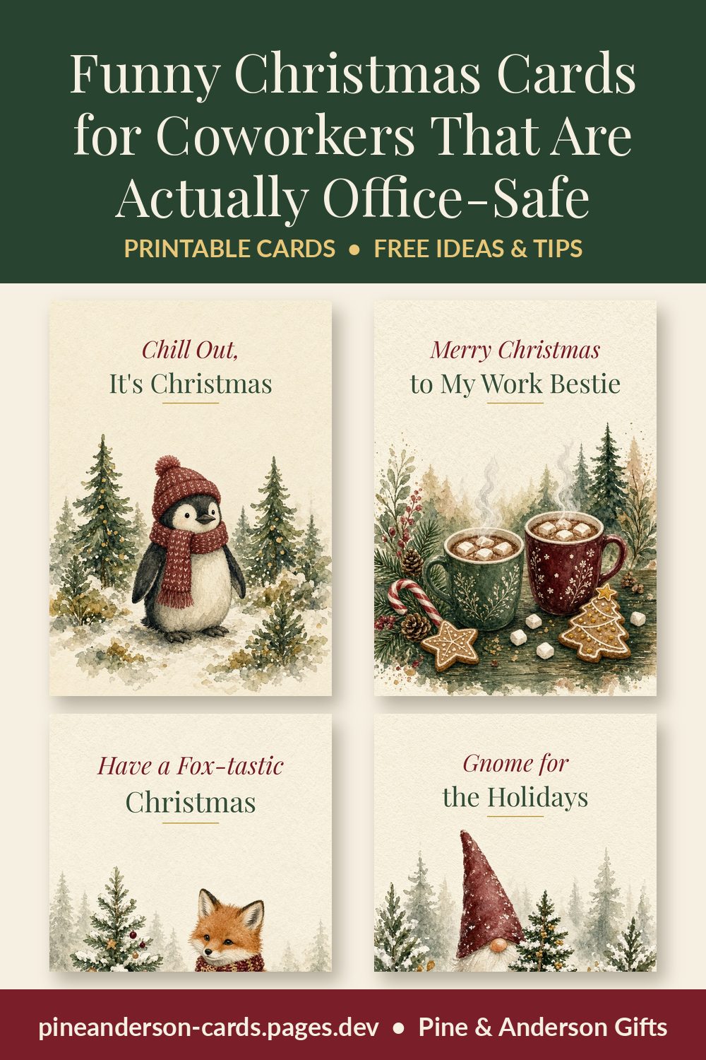 Funny Christmas Cards for Coworkers That Are Actually Office-Safe