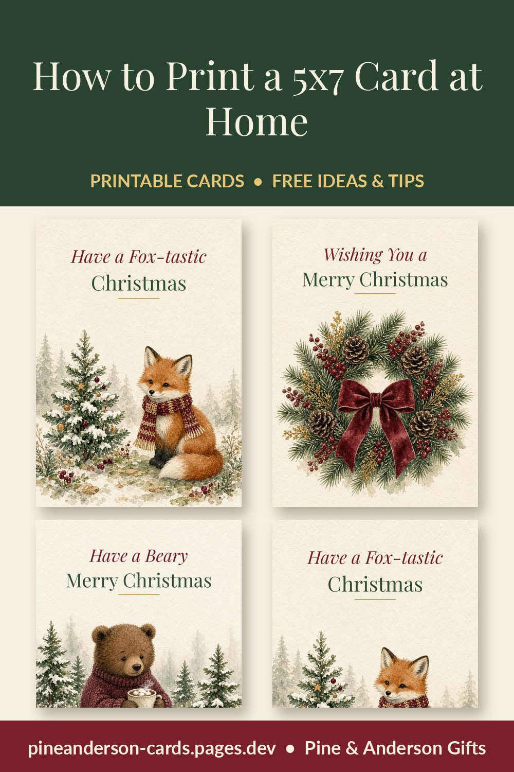 How to Print a 5x7 Card at Home (Step by Step)